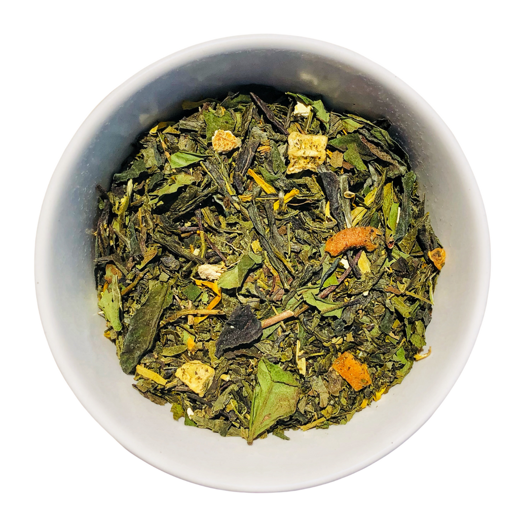 White Gold: Perfumed White Tea with exotic and sweet notes.